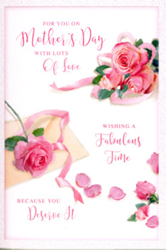 In this image, a Mother's Day card is presented as if it were a floral still life composed on a clean tabletop in Rush Green, with every detail thoughtfully placed to evoke affection and gratitude. The main visual elements are several lush pink rose heads set against a smooth white background. Each rose is fully open, revealing tightly layered petals that curl and fold inwards, creating a spiral of blush and deeper rose tones that seem almost luminous. The blooms are positioned in gentle clusters, primarily along the edges and corners, framing the central area like the borders of a hand-tied bouquet laid flat. Between these central flowers, a scattering of individual petals spreads out across the card, some overlapping, some resting alone, their gentle curves and soft shadows adding rhythm and movement to the design. The petals' surfaces appear velvety and richly textured, inviting you to imagine the cool, slightly silky sensation of real rose petals. Occasional glimpses of green leaves or stems peek in from the sides, grounding the palette and providing a hint of garden freshness without disrupting the predominantly pink theme. At the centre of the card, elegant, hand-drawn calligraphy spells out a loving Mother's Day message, the script flowing in smooth, looping strokes that echo the curves of the petals. The lighting in the scene feels naturally diffused, similar to soft daylight you might find in a quiet Rush Green sitting room, casting gentle, flattering shadows that enhance depth without sharp contrasts. The overall impression is of a refined yet heartfelt tribute-like a bouquet translated into paper-perfect for accompanying flowers delivered locally to celebrate a mum's kindness, strength, and everyday grace.